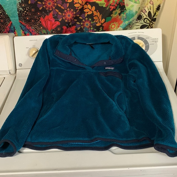 Patagonia Jackets & Blazers - Like New Teal Patagonia Pullover